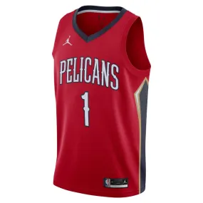 Trikot Nike New Orleans Pelicans Statement Edition 2020 Jordan NBA Swingman Jersey CV9486-660